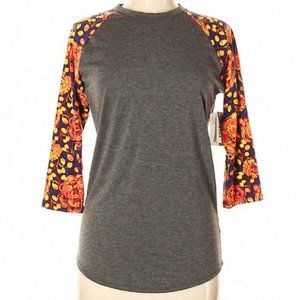 LuLaRoe Fiery Floral Randy Shirt NWT Sz M